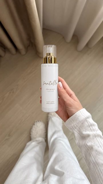 Home spray Presença na mão, em casa